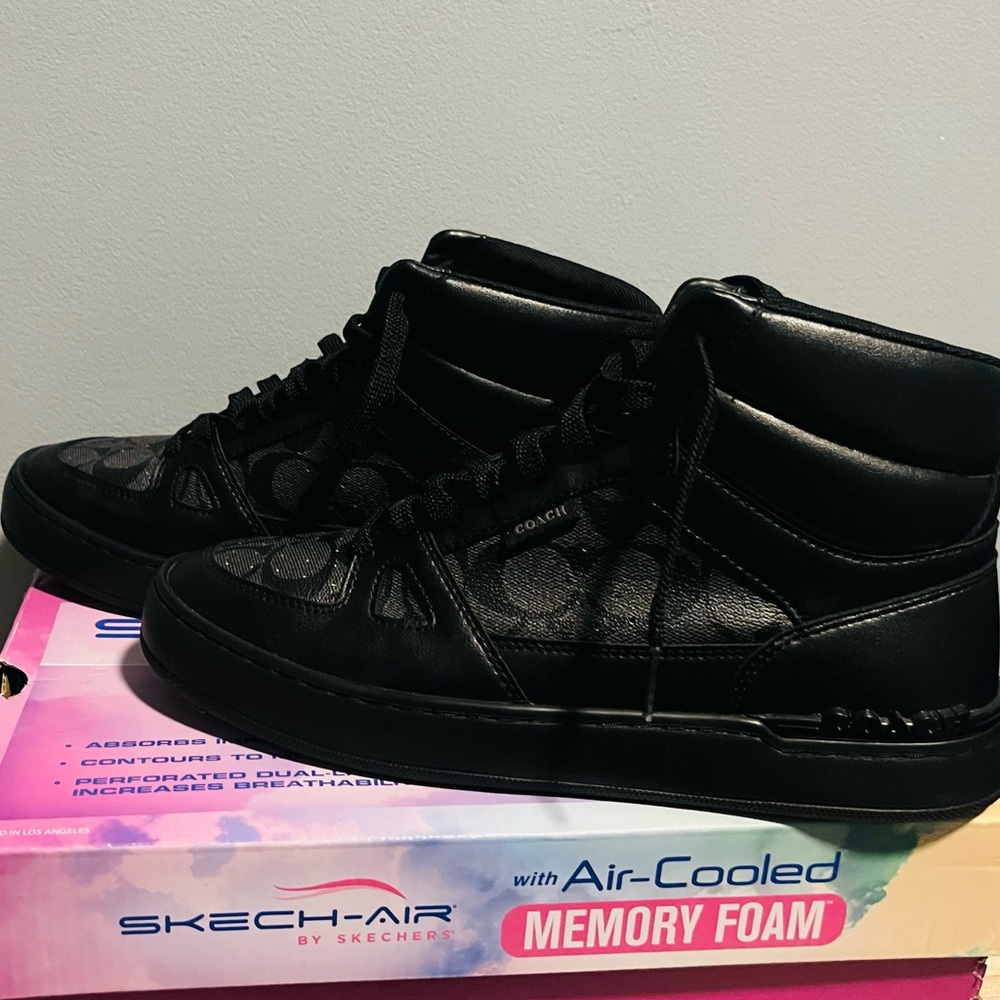Coach Black Signature High-Tops - Picture 5 of 7